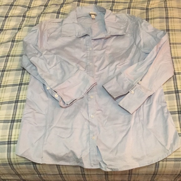Merona Tops - Merona Light Blue Button-Down Shirt Size XL